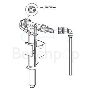 Sphinx S8H716001 vlotterkraan No. 85 *niet meer leverbaar*