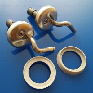 Villeroy en Boch Toboga 99650161 set fix Scharniere chrom *nicht mehr lieferbar*