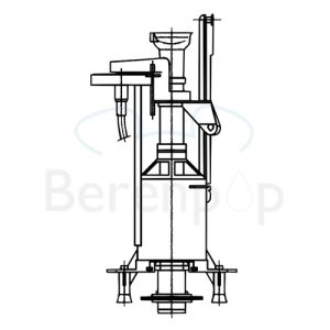 Wisa 8050800529 outlet mechanism for Wisa 300
