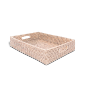 Decor Walther Korb 0939691 Korb TRAY Tablett/Schale helles Rattan