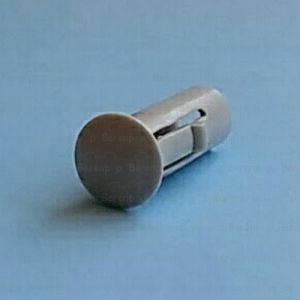 Pressalit A7223 Scharnierbuchse mit Widerhaken lang grau