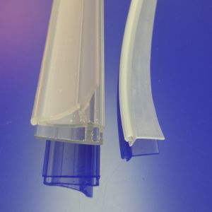 PDPlan Cristal C906 set lekstrippen 61.3cm inclusief 4 hoekjes voor kwartronde douche 90x90cm