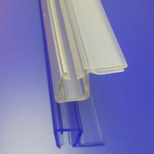 Get Wet TSS 005 aanslagprofiel vertikaal 201cm transparant, 8mm