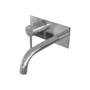 Brauer Carving 5-CE-083-B6 concealed basin mixer with curved spout and cover plate model A2 chrome