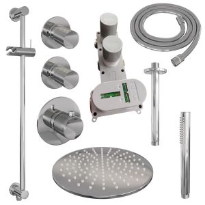 Brauer Carving 5-CE-114 thermostatic concealed rain shower SET 18 chrome
