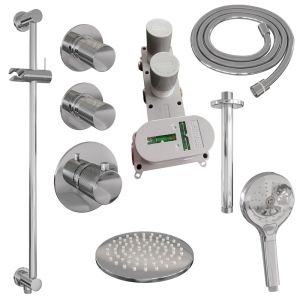 Brauer Carving 5-CE-119 thermostatic concealed rain shower SET 23 chrome