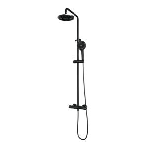Brauer Carving 5-GM-087-2 surface-mounted thermostatic rain shower SET 02 gunmetal brushed PVD