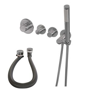 Brauer Edition 5-CE-046 thermostatic concealed bath mixer SET 01 chrome