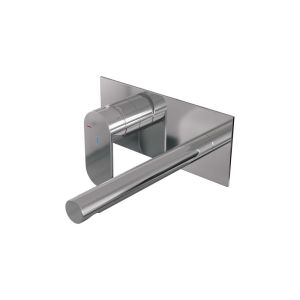 Brauer Edition 5-CE-083-S3 inbouw wastafelmengkraan met rechte uitloop en afdekplaat model C2 chroom