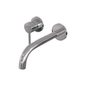 Brauer Edition 5-CE-083 concealed basin mixer with curved spout and rosettes model A2 chrome