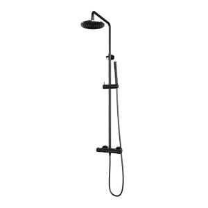 Brauer Edition 5-GM-007-1 surface-mounted thermostatic rain shower SET 01 gunmetal brushed PVD