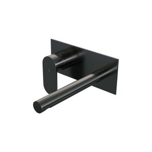 Brauer Edition 5-GM-083-S3 Unterputz-Waschtischbatterie mit geradem Auslauf und Abdeckplatte Modell C2 gunmetal gebürstet PVD