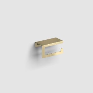 Clou Fold CL/09.04029.82 toilet roll holder with cover gold brushed PVD
