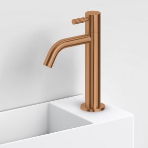 Clou Freddo 2 CL/06.03.001.83.L basin tap standing high bronze brushed PVD
