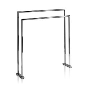 Decor Walther 0503558 HT 5 standing towel holder black chrome polished PVD