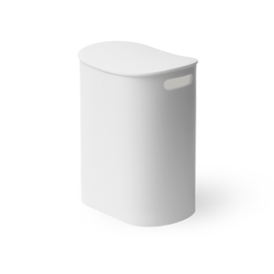 Decor Walther 0615250 ALL IN laundry basket and stool 48.5x39x27.5cm matte white acrylic