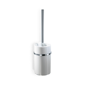 Decor Walther 0840500 DW 6103 toilet brush holder wall china white/ chrome