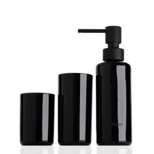Decor Walther 0940063 POP UP glass set black/matt black