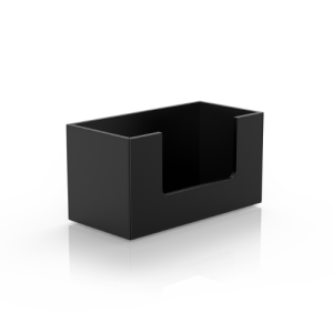 Decor Walther Brownie 0936960 Brownie PTB-Halter für Gästehandtücher Kunstleder mattschwarz