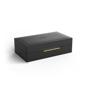 Decor Walther Brownie 0939860 BROWNIE BOX L Mehrzweckbehälter mit Deckel Kunstleder schwarz