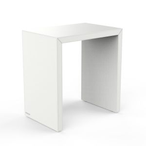 Decor Walther Brownie 0942950 BROWNIE SIDE stool faux leather white