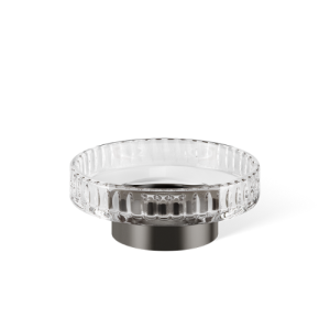 Decor Walther Century 0587666 CENTURY STS soap holder clear glass/matt dark metal