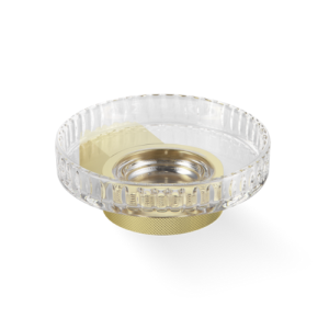 Decor Walther Club 0857882 CLUB WSS soap dish wall matte gold/ clear glass
