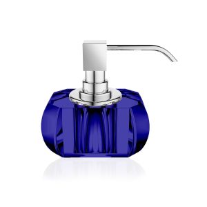 Decor Walther Crystal 0924295 KR SSP soap dispenser (chrome pump) Capri Blue