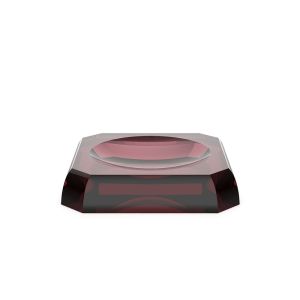 Decor Walther Kristall 0931697 KR STS Seifenschale Rich Burgundy
