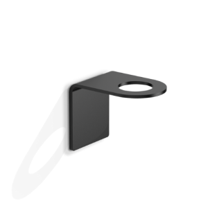 Decor Walther Halt 0907160 Brausehalter für Seifenspender selbstklebend mattschwarz