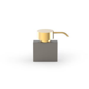 Decor Walther New Century 0860667 DW 477 N Seifenspender mattes dunkles Metall und mattes Gold