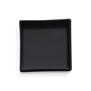 Decor Walther Porcelain 0803960 DW 616 soap dish 11x11cm porcelain black