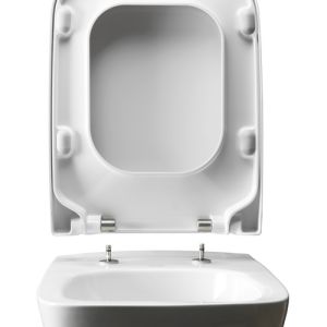 Pressalit Plan 780000-D98999 toilet seat with cover white