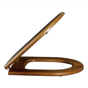 Villeroy en Boch Homage 9926K100 WC-Sitze mit Deckel Nussbaum gebeizt