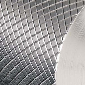 Brauer Carving 5-NG-003-R4 high surface-mounted basin mixer with swivel round spout model A stainless steel brushed PVD