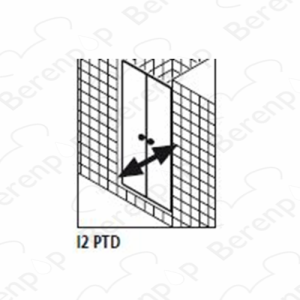 Kermi Ibiza EDI2PTD0426905K (2534045) set spatwaterdichtingen 2 x 55cm