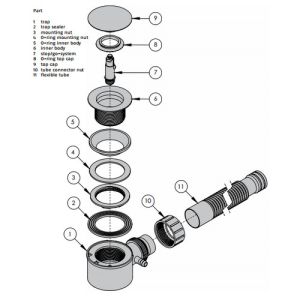 Clou InBe IB0540300 vrijstaand bad 178x80 wit