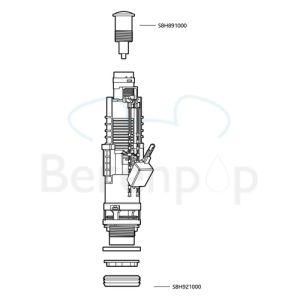 Sphinx S8H900000 uitstroommechanisme DF 5 *niet meer leverbaar*