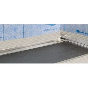 Blanke Aqua Deko 622280B40125 afsluitprofiel voor boven goot 1250x40mm RVS geborsteld