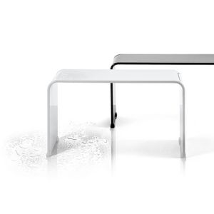 Decor Walther 0508350 DW 80 XL zitbankje acryl hoogglans wit