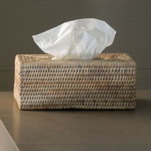 Decor Walther Korb 0922891 BASKET KBX Papiertuchbox rattan light coloured