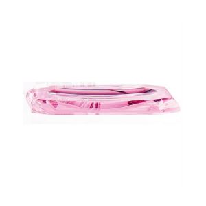 Decor Walther Kristall 0924061 KR KS Schale 23x13cm Rosa Kristall