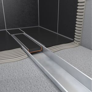 Easy Drain Compact 50 Fliese EDCOMT90050 Duschrinn 90cm Seitenauslauf