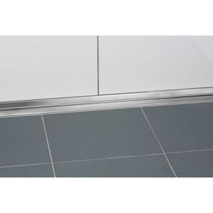 Blanke Aqua Deko 622280B40125 afsluitprofiel voor boven goot 1250x40mm RVS geborsteld