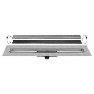 Easy Drain Duschrinn Compact 30 TAF EDCOMTAF90030 90cm Seitenauslauf