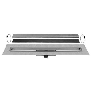 Easy Drain Compact 50 TAF Wall EDCOMTAFW120050 Duschrinn 120cm Seitenauslauf