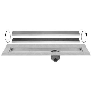 Easy Drain Multi TAF Wall EDMTAFW500 douchegoot 50cm zijuitloop