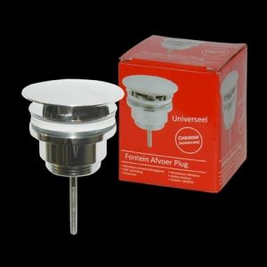 San4U 2502035 One Pack Mini-Block (rechts) fonteinset wit keramiek/ chroom