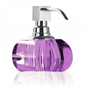 Decor Walther Crystal 0924280 KR SSP soap dispenser (chrome pump) Violet Crystal
