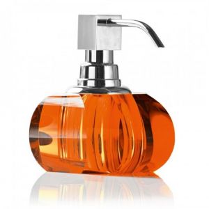 Decor Walther Crystal 0924281 KR SSP soap dispenser (chrome pump) Amber Crystal